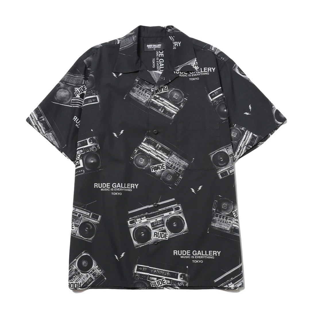 RADIO ALOHA SHIRT (BLACK)