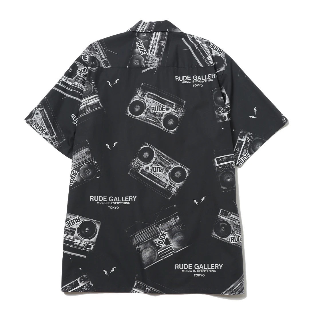 RADIO ALOHA SHIRT (BLACK)