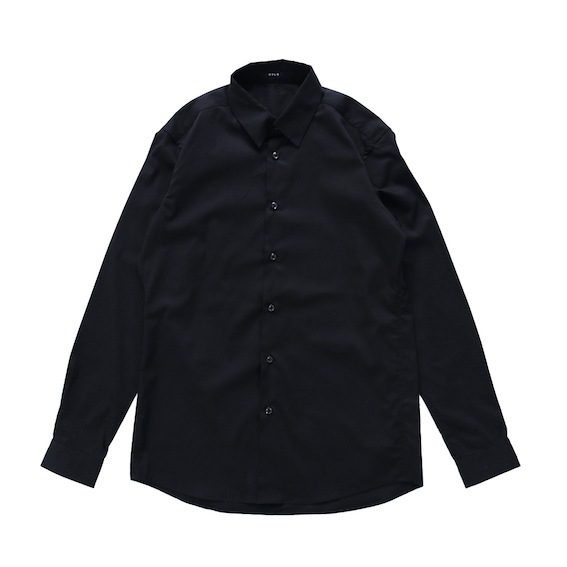 L/S SHIRTS "MOMENTARY"(BLACK)