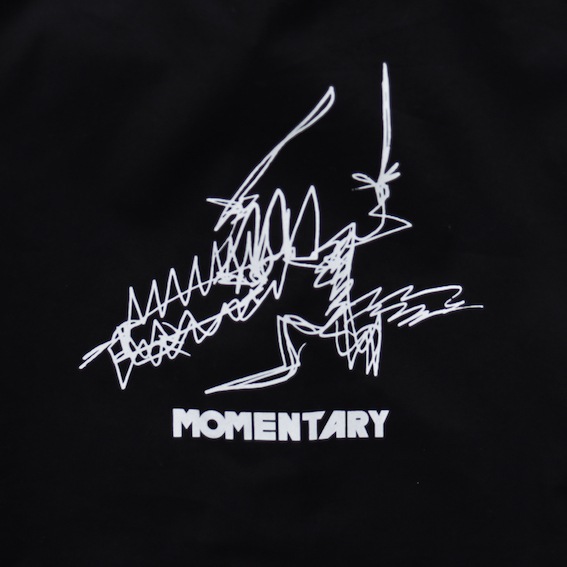 L/S SHIRTS "MOMENTARY"(BLACK)