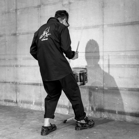 L/S SHIRTS "MOMENTARY"(BLACK)
