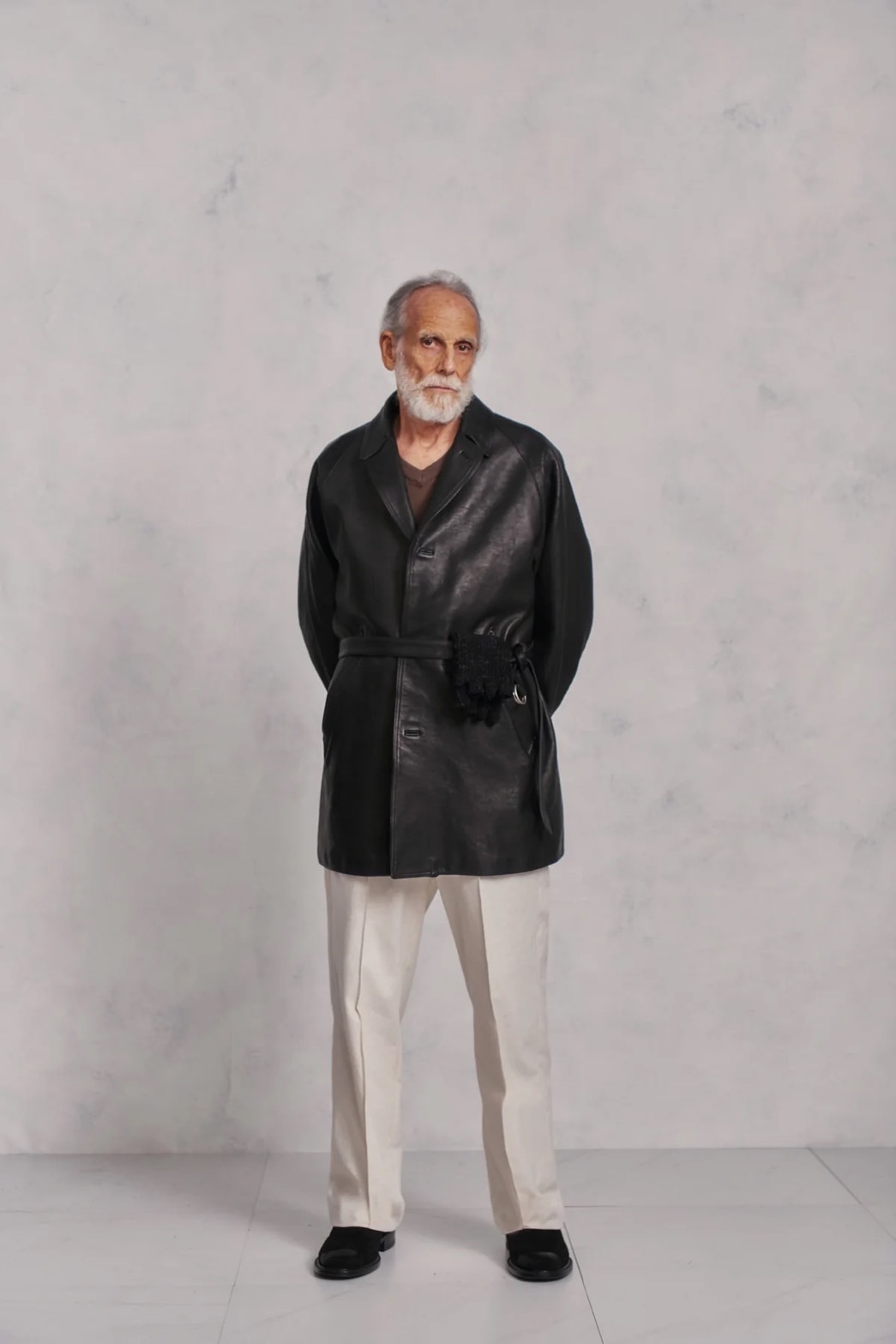 FRONT TUCK ARMY TROUSER (NATURAL)