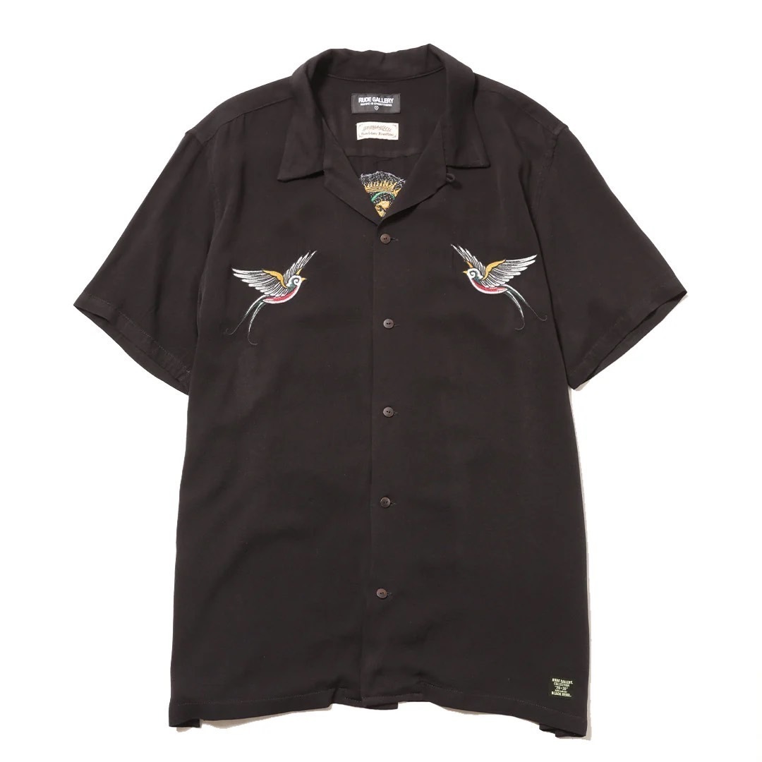 SWALLOW&MARIA ANV SHIRT (BLACK)