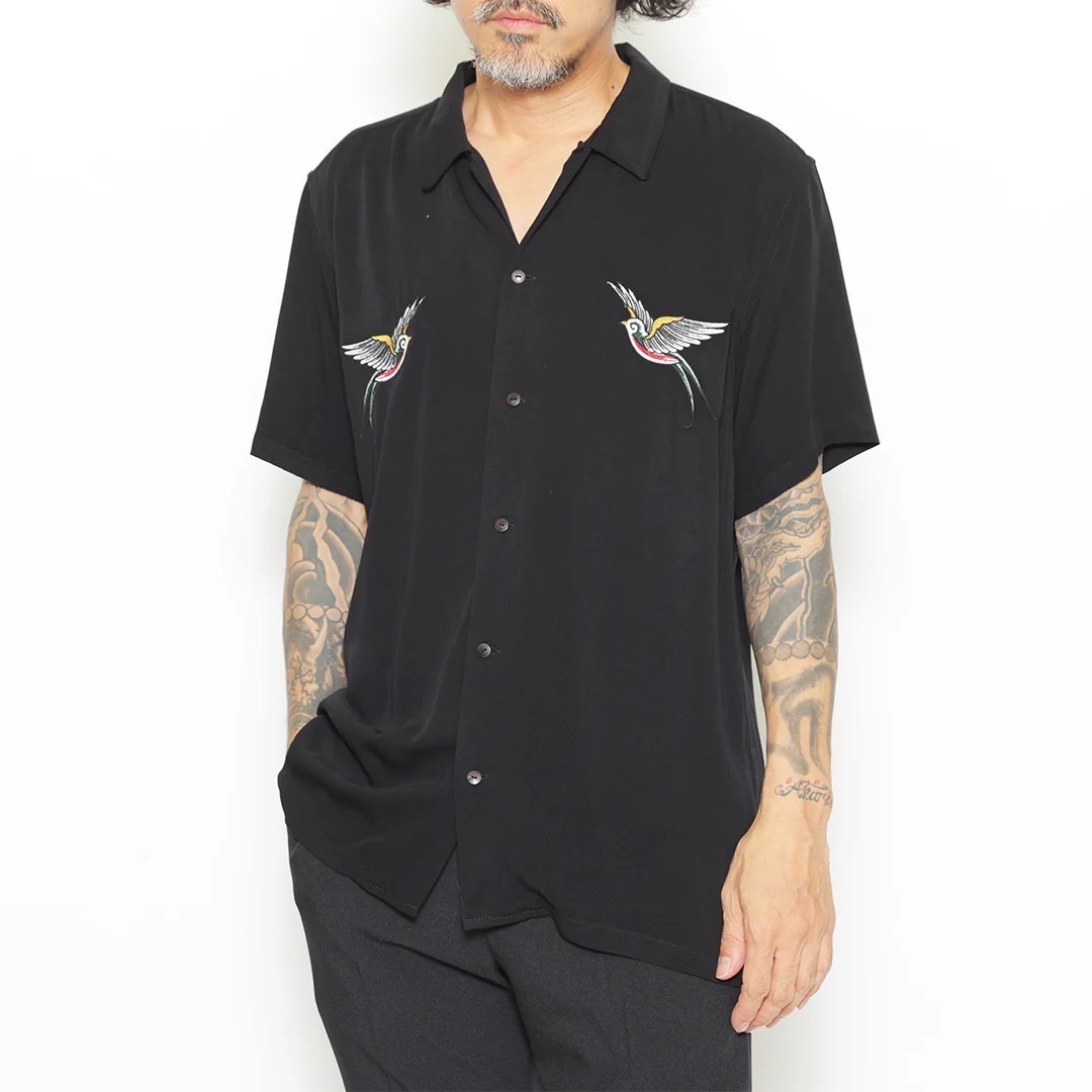 SWALLOW&MARIA ANV SHIRT (BLACK)