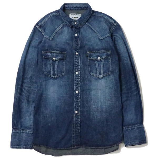 ROAD JACK DENIM SHIRTS��VINTAGE WASH��