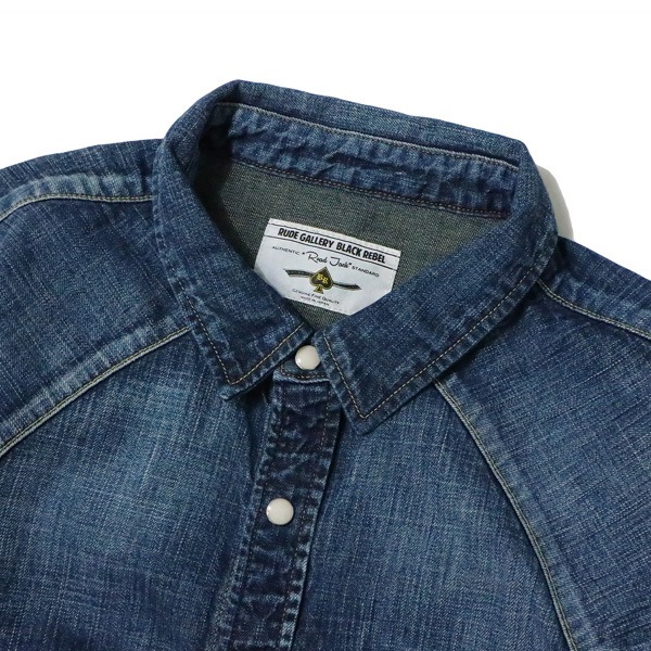 ROAD JACK DENIM SHIRTS��VINTAGE WASH��