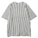 5LENGTH STRIPE TEE (WHITE)