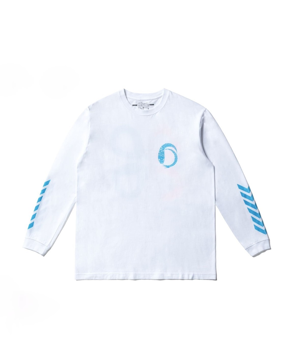 L/S PRINT-TEE��EXUVIAE��(WHITE)