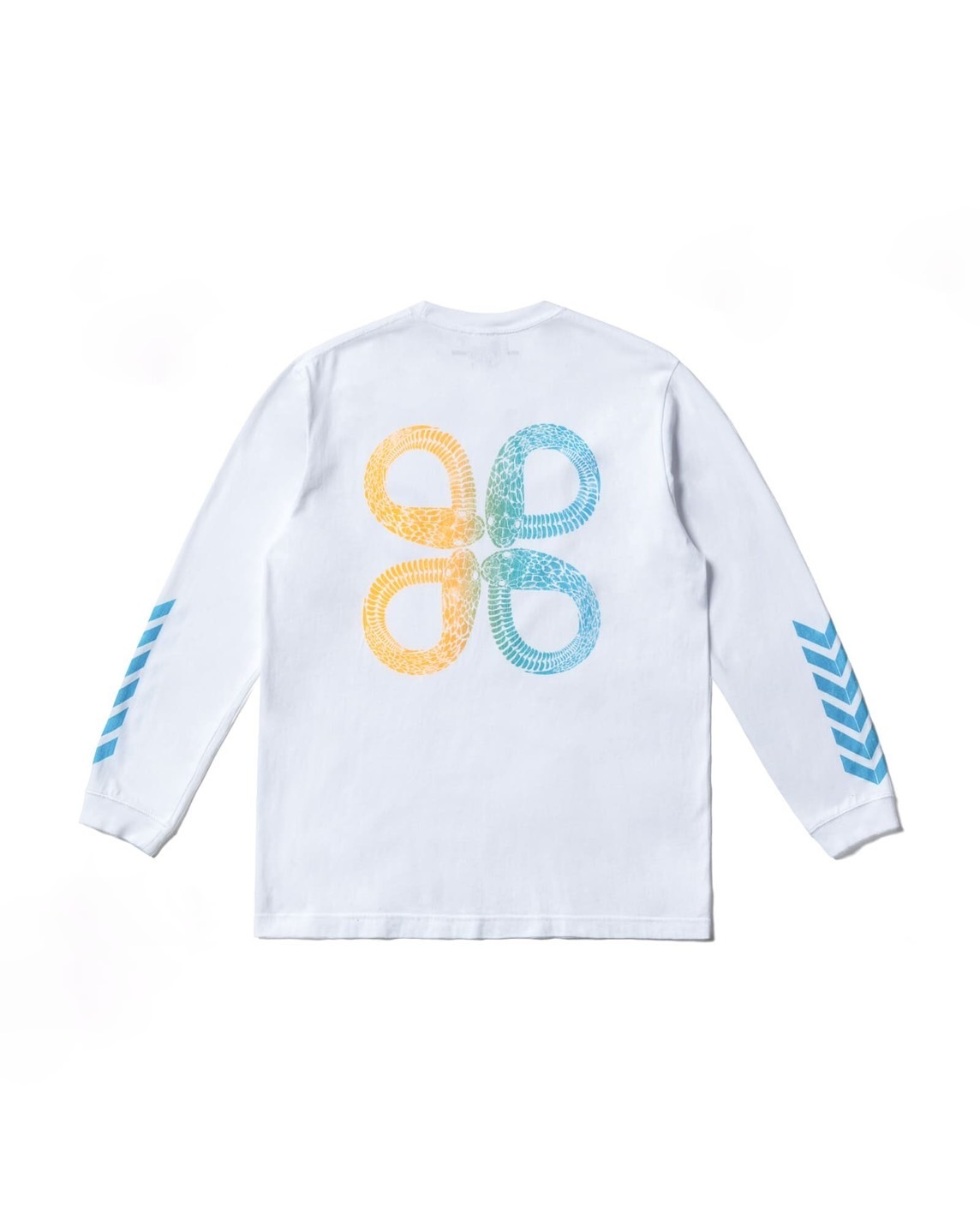 L/S PRINT-TEE��EXUVIAE��(WHITE)