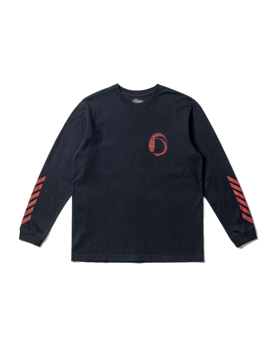 L/S PRINT-TEE��EXUVIAE��(BLACK)