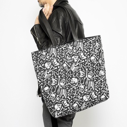 �������Ĥ��Ͽ� REVERSIBLE TOTE BAG��ART WORK by H.U.��