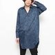 PAISLEY SWITCH LONG SHIRT (BLUE)