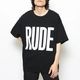 RUDE BIG TEE (BLACK)