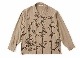 ORIGINAL PRINTED OPEN COLLAR SHIRTS(TIGER)(DUNE)