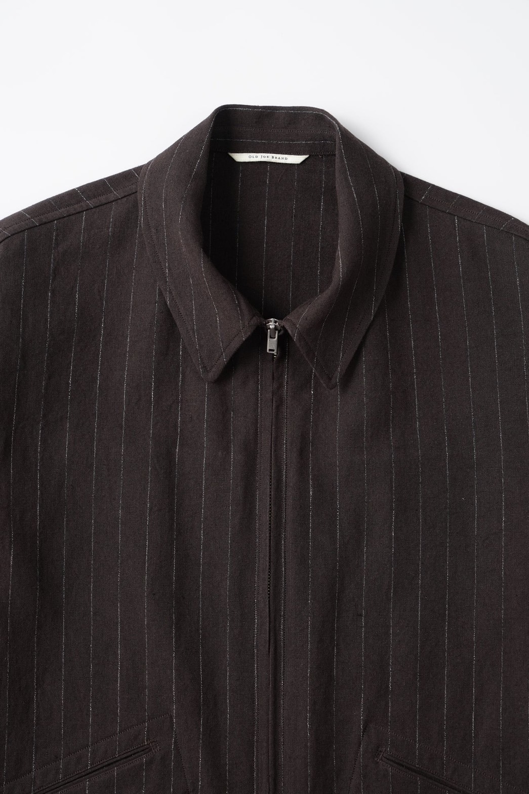 ZIP-FRONT FOSTER JACKET (JASPE STRIPE)