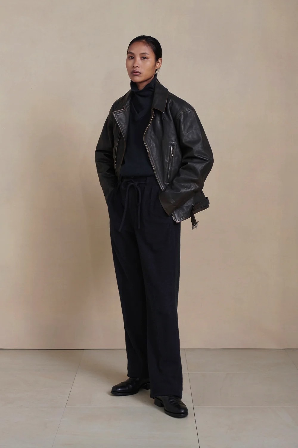 PATINA HORSE-HIDE PERFECTO JACKET