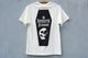 SKULL COFFIN T (WHITE)