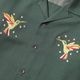 HUMMING BIRD OPEN COLLAR LS SHIRT (GREEN)