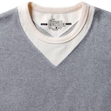 UNDER ARMOUR THERMAL SHIRTS��YARN-DYED��(MIX GRAY��ECRU)