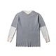 UNDER ARMOUR THERMAL SHIRTS��YARN-DYED��(MIX GRAY��ECRU)