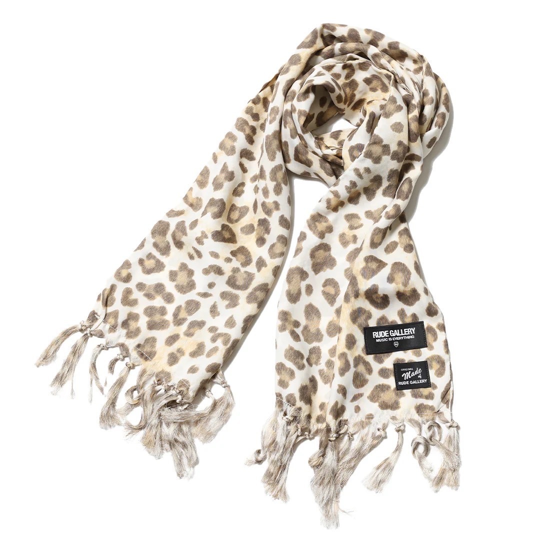LEOPARD STOLE (BEIGE)