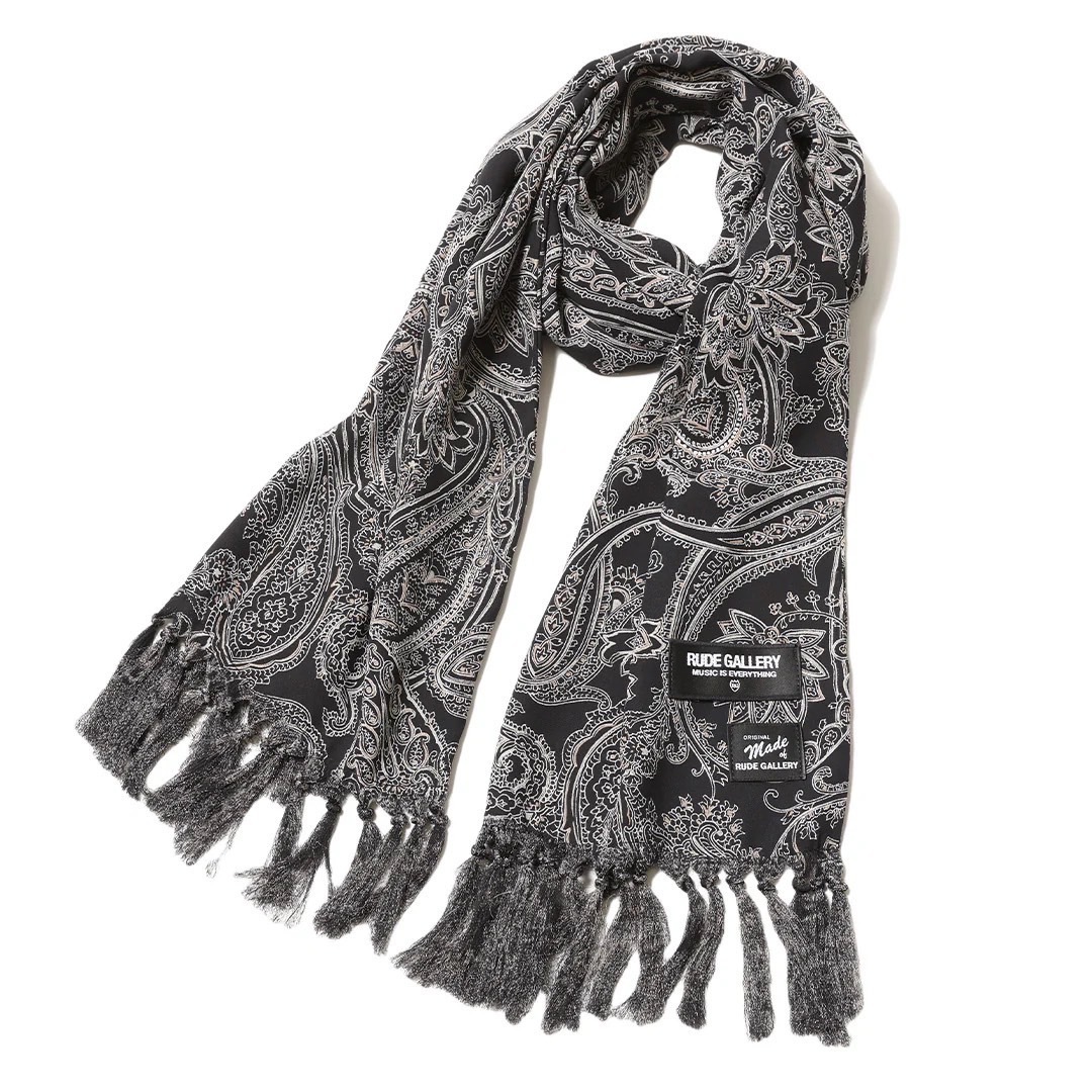 PAISELEY STOLE (BLACK)