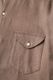BAND COLLAR LONG TAIL SHIRTS (MINK)