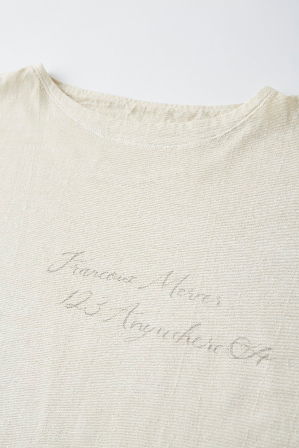 ATHLETIC TEE ��DRAWING�� (BONE)