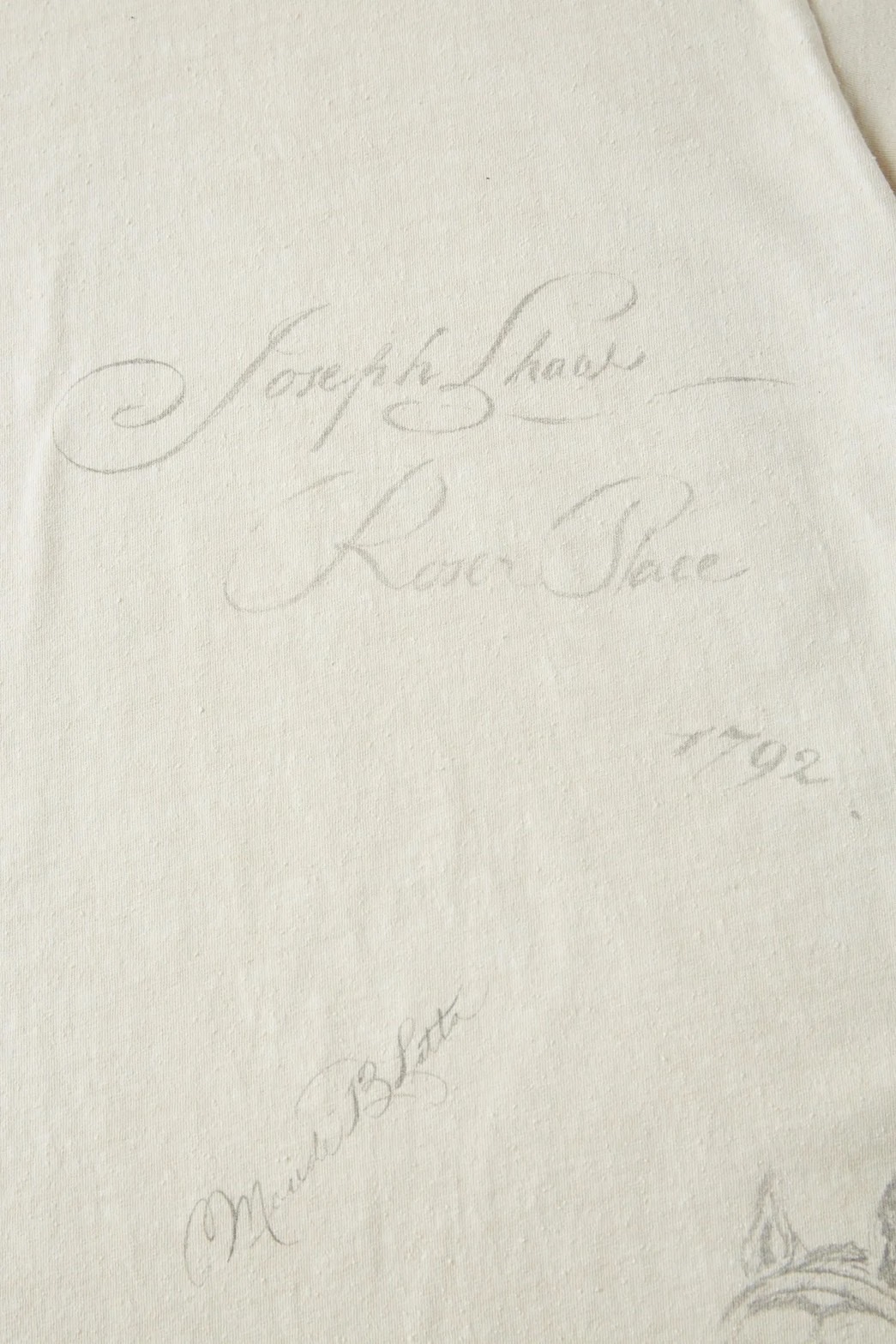 ATHLETIC TEE ��DRAWING�� (BONE)