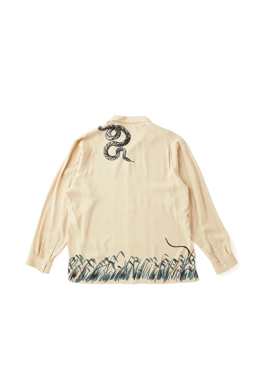 ORIGINAL PRINTED OPEN COLLAR SHIRTS ��Hebi�� Long-sleeve - 