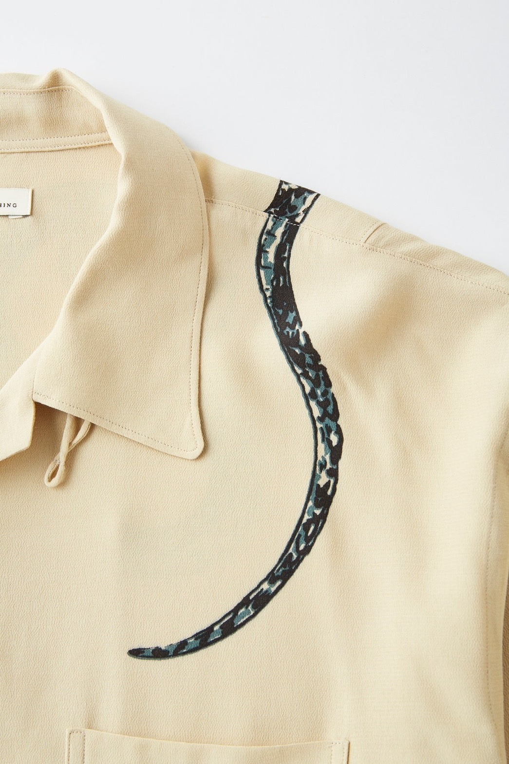 ORIGINAL PRINTED OPEN COLLAR SHIRTS ��Hebi�� Long-sleeve - 