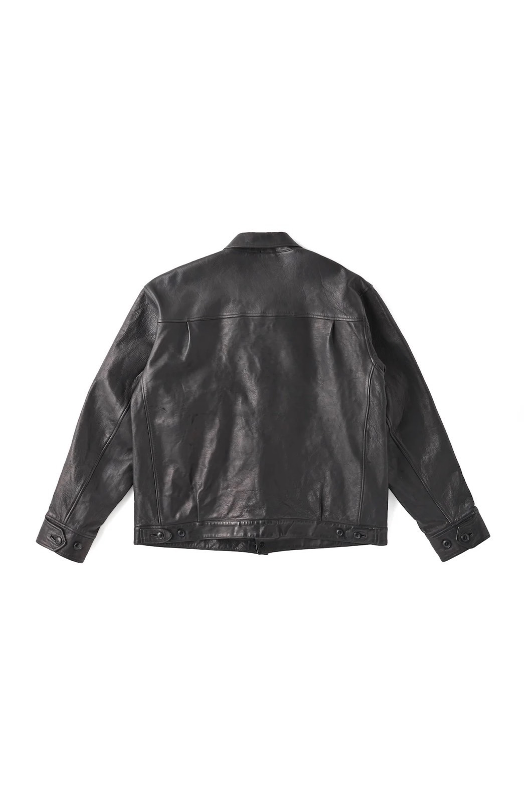 PATINA HORSE-HIDE JEAN JACKET (PATINA BLACK)