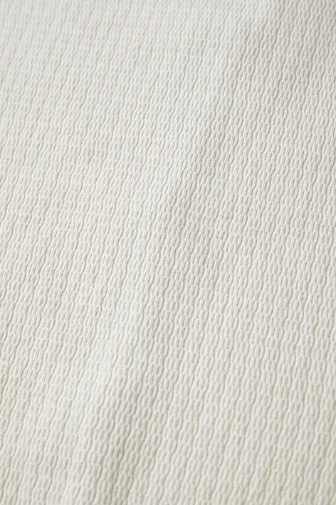 DROP NEEDLE WUFFLE CREW-NECK (BONE)