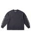 BIG SIZING L/S TEE ��BONE��(LIGHT-BLACK)