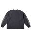 BIG SIZING L/S TEE ��BONE��(LIGHT-BLACK)