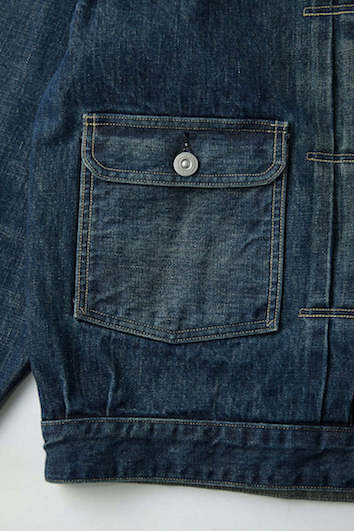 LOWER FLAP POCKET JEAN JACKET(FADE INDIGO)(INDIGO)