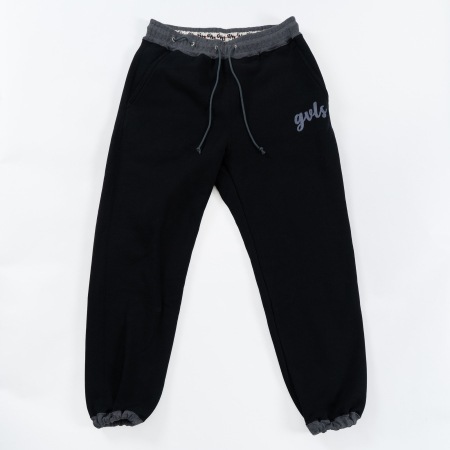 HEAVY WEIGHT PILLOVERBSWEAT "2TONE"(BLACK)