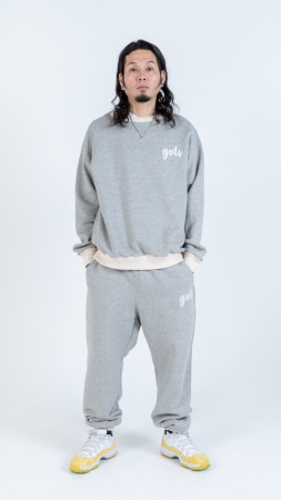 HEAVY WEIGHT PILLOVERBSWEAT "2TONE"(GRAY)