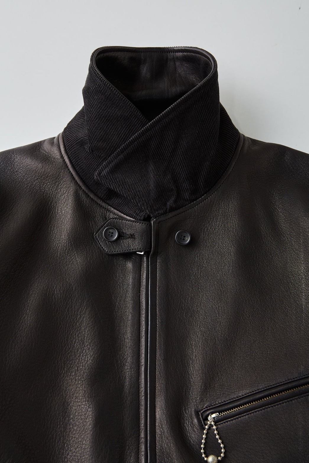 PATINA DEERSKIN HERCULES JACKET (PATINA BLACK)