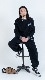 HEAVY WEIGHT PILLOVERBSWEAT "2TONE"(BLACK)
