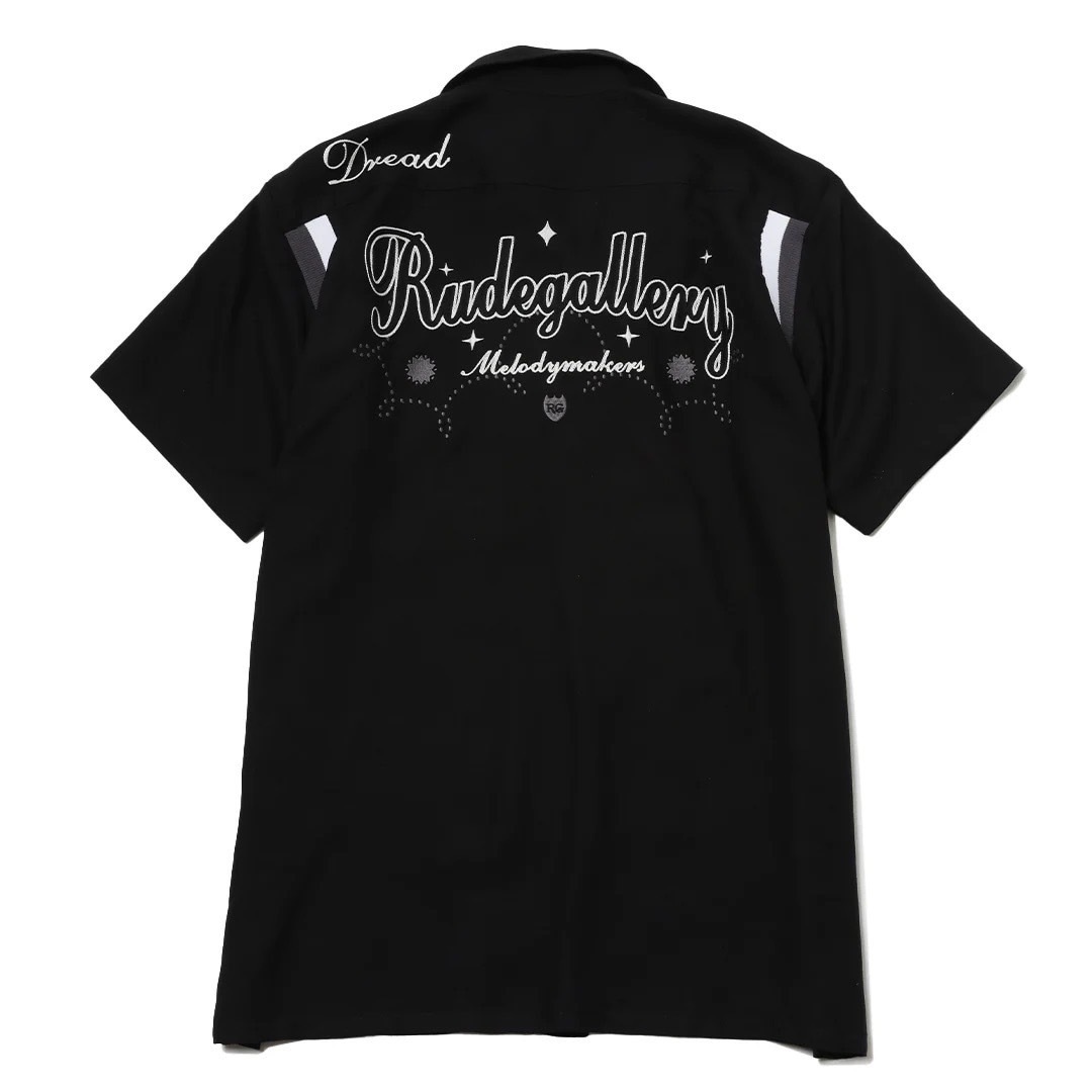 MELODY MAKERS BOWLING SHIRT (BLACK)