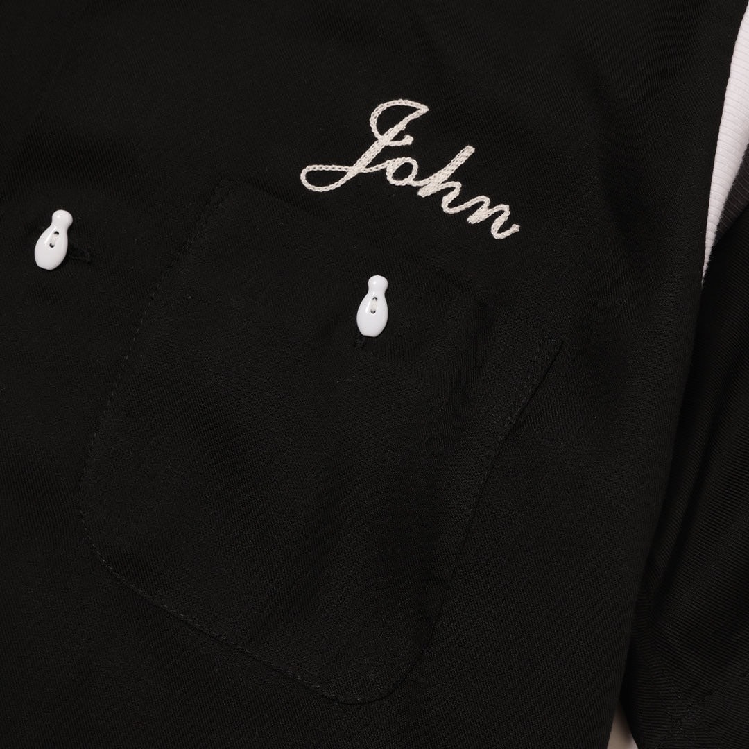 MELODY MAKERS BOWLING SHIRT (BLACK)