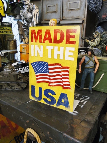 MADE IN THE USA　スタンドサイン
