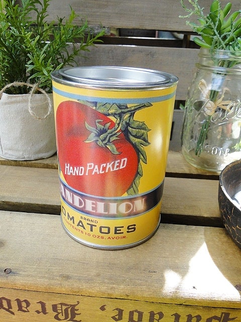 レトロ　パディントン　大きな缶 楽天市場】レトロなディスプレイ用 アンティーク缶詰 （No.4