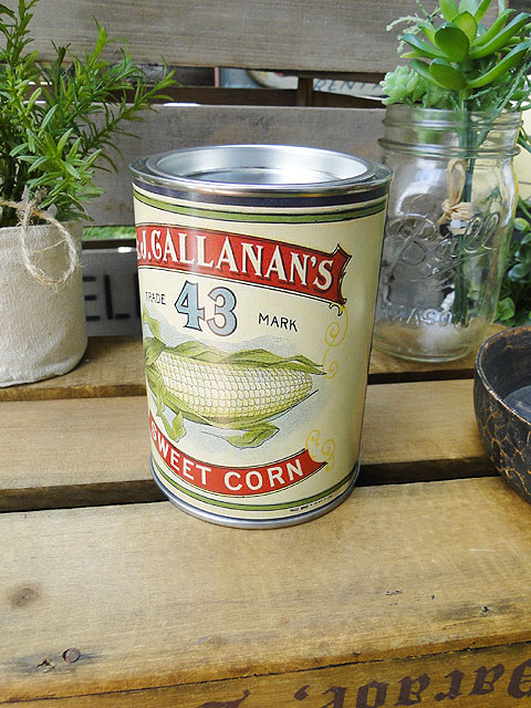 レトロなディスプレイ用 アンティーク缶詰 （No.7）の通販・販売