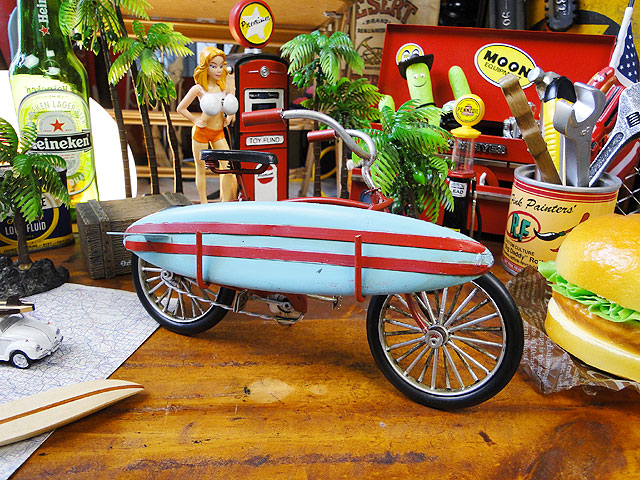サーフバイシクル ブリキオブジェの通販・販売 | アメリカ雑貨のテーマ