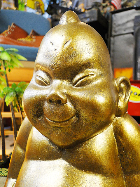 商売繁盛＆開運招福 大阪名物ビリケンさんの縁起のええ置物 （Mサイズ