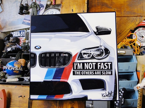 BMW　M5　ポップアートフレーム　#453|もはや店長すら迷子になるアメ雑ジャングル