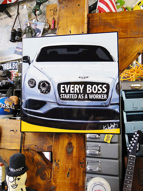 気質アップ ベントレーのポップアートフレーム アメリカ雑貨 アメリカン雑貨 インテリア グッズ 壁掛け 壁飾り レトロ ポスター おしゃれ かっこいい男の部屋 人気 壁面装飾 装飾 男前 ウォールデコレーション Tonna Com