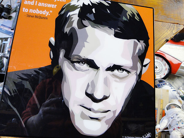 スティーブ・マックイーン ポップアートフレーム #011の通販・販売